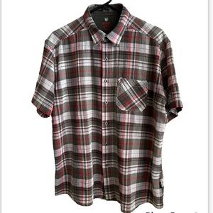 Kuhl Mens Plaid Button Up Shirt Size:XL
